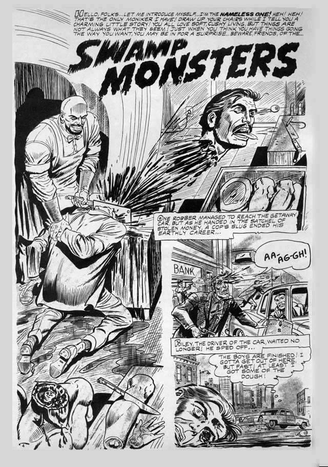 Swamp Monsters, page one