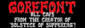GoreFont