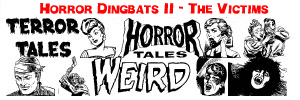 Horror Dingbats II - The Victims